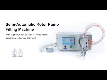 ZONESUN ZS-RPYT900 Semi-Automatic Rotor Pump Liquid Filling Machine