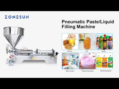 ZONESUN ZS-GT1 Single Nozzle Pneumatic Paste & Viscous Liquid Filling Machine