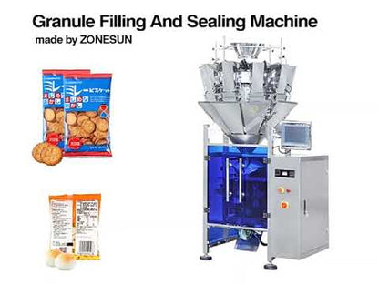 ZONESUN ZS-GFKL420 10 Heads Granule Weighing Filling And Sealing Machine