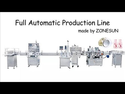 ZONESUN Liquid Filling Capping And Labeling Line With Induction Sealing Production Line