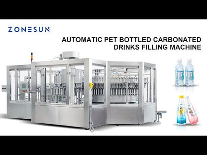 ZONESUN ZS-AFMC Autoamtic PET Bottled Carbonated Drinks Filling Machine