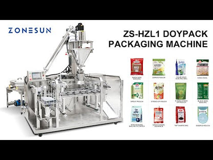 ZONESUN ZS-FMHZL1 Máquina automática de llenado de polvo y sellado de alimentación Doypack 