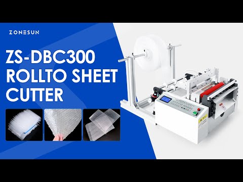 Zonesun ZS-DBC300 Roll to Sheet Cutter Video