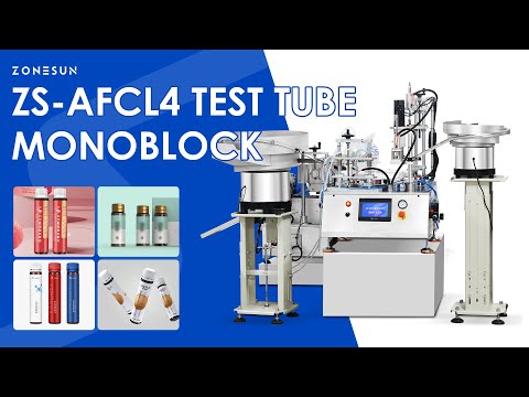 Zonesun ZS-AFCL4 Automatic Test Tube Monoblock Machine Video