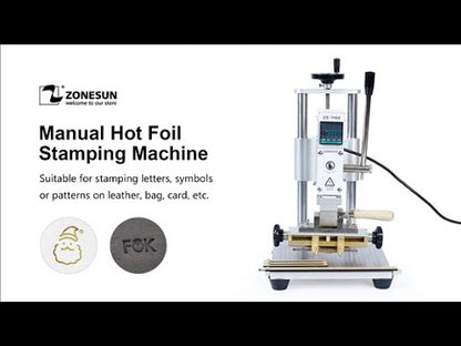 ZONESUN ZS-110A Hot Foil Stamping Bronzing Machine