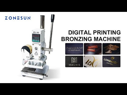 ZONESUN ZS-90 3 Size Hot Foil Stamping Machine