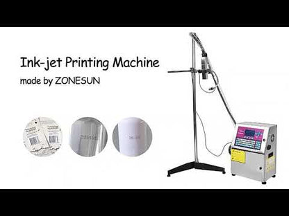 Impresora de inyección de tinta ZONESUN con soporte para cadena de producción 