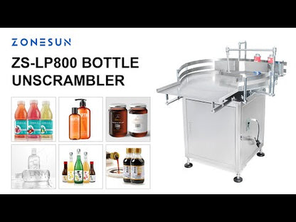 ZONESUN ZS-LP800 Automatic Bottle Unscrambler For Production Line