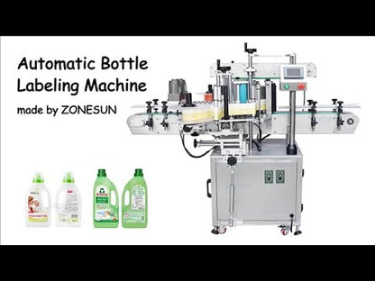ZONESUN ZS-TB300V Custom Automatic Double Side Square Bottle Labeling Machine