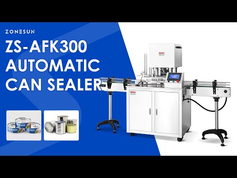 ZONESUN Automatic Can Seaming Machine Tin Sealer ZS-AFK300