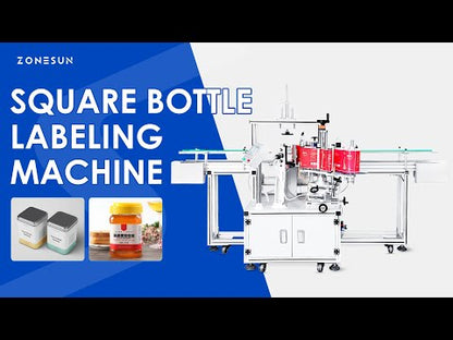 Zonesun ZS-SL25 Square Bottle Wrap-around Labeling Machine