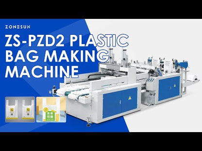 Zonesun ZS-PZD2 Dual Channel Plastic Bag Making Machine