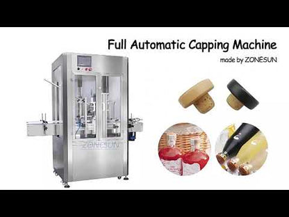 ZONESUN Custom Full Automatic Capping Machine With Dust Cover