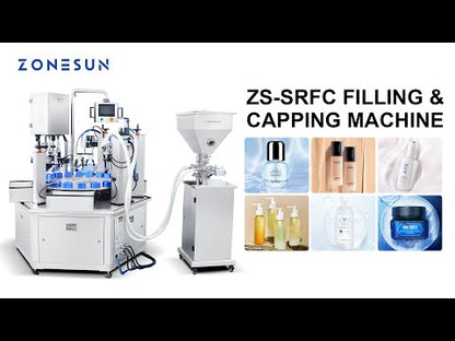 ZONESUN ZS-SRFC Automatic Cream Paste Filling and Capping Machine