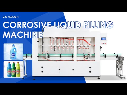 Zonesun ZS-YTCR10A Corrosive Filling Machine Video