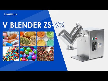 ZONESUN ZS-V2 V Blender Powder Mixing Machine