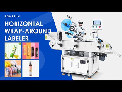 ZONESUN ZS-TB823 Máquina automática de etiquetado envolvente de botellas redondas