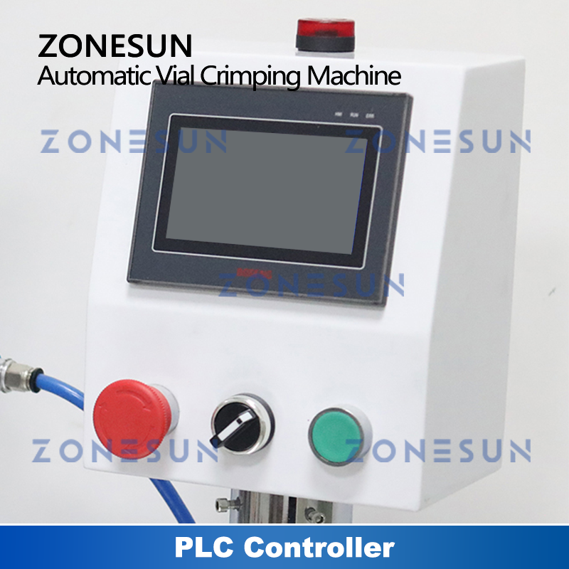 ZONESUN ZS-YG200 Máquina pneumática automática para tampar frascos de penicilina 
