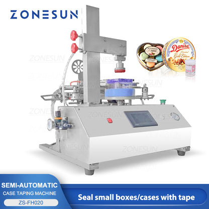 ZONESUN ZS-FH020 Máquina de sellado de cinta de caja semiautomática 
