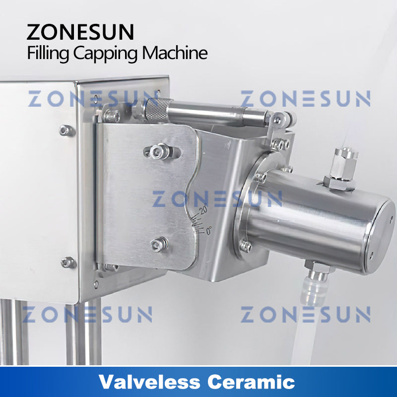 ZONESUN ZS-XBFC20 Máquina de enchimento de penicilina líquida de bomba de cerâmica automática com descodificador de garrafas 