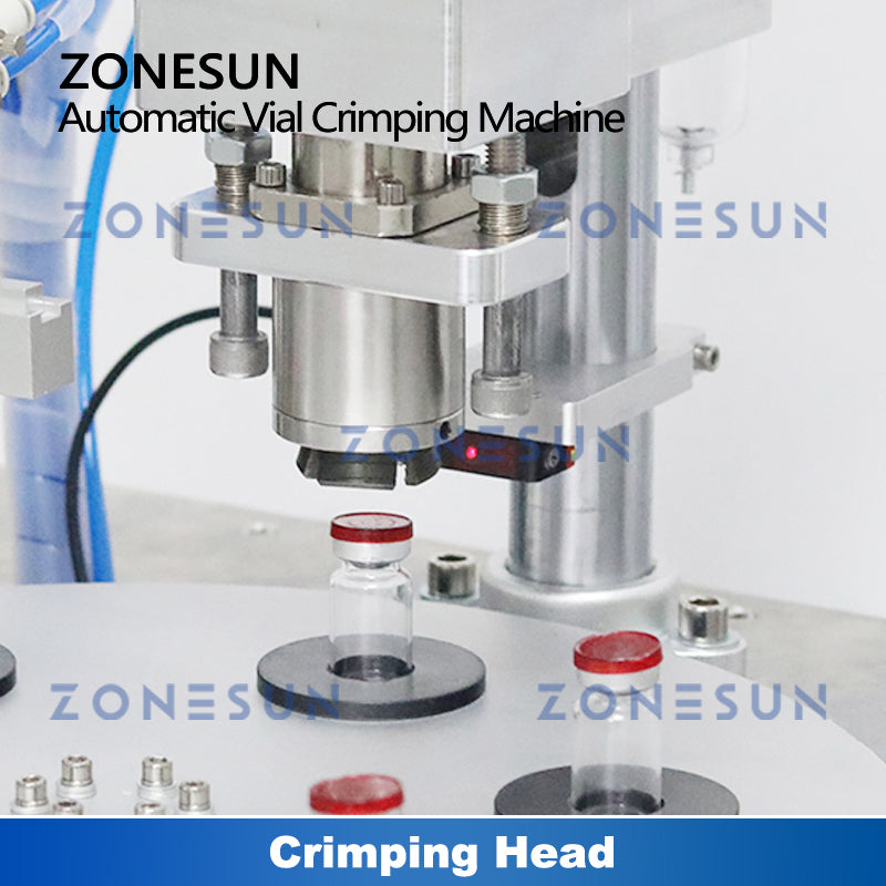 ZONESUN ZS-YG200 Máquina neumática automática para tapar botellas de penicilina 
