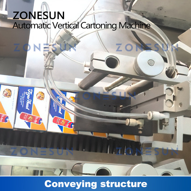 ZONESUN ZS-ZHJ50D Máquina automática de embalagem para selar caixas de papelão 