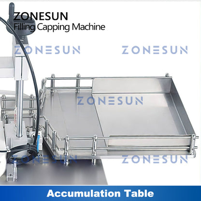 ZONESUN ZS-XBFC20 Bomba de cerámica automática Máquina de tapado de llenado de penicilina líquida con descifrador de botellas 