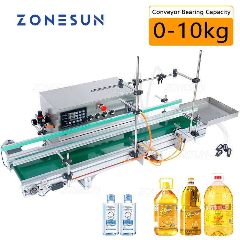 ZONESUN ZS-DTDP5-4 Heavy Loading Big Flow Diaphragm Pump Liquid Filling Machine