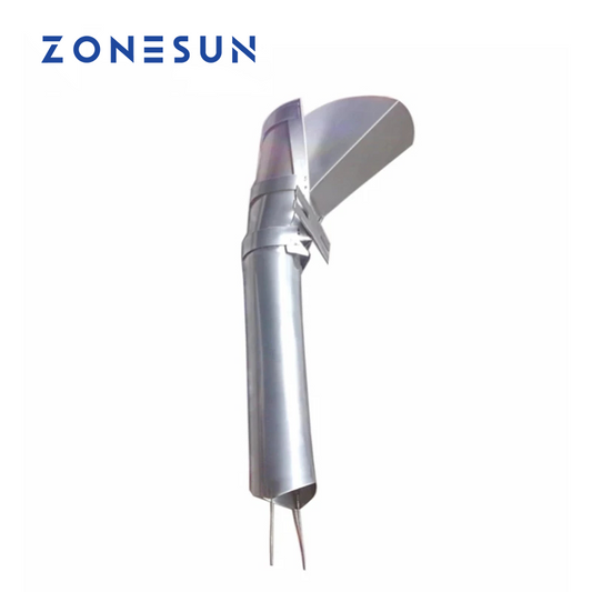 ZONESUN Vedação traseira personalizada de três lados, modelador de vedação, enchimento, acessórios para máquina de vedação
