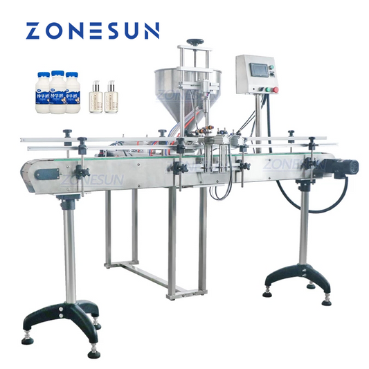 ZONESUN ZS-GY1C Máquina automática pneumática de enchimento de pasta com esteira