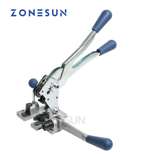 Conjunto de ferramentas de embalagem ZONESUN 13mm multifuncional PP manual