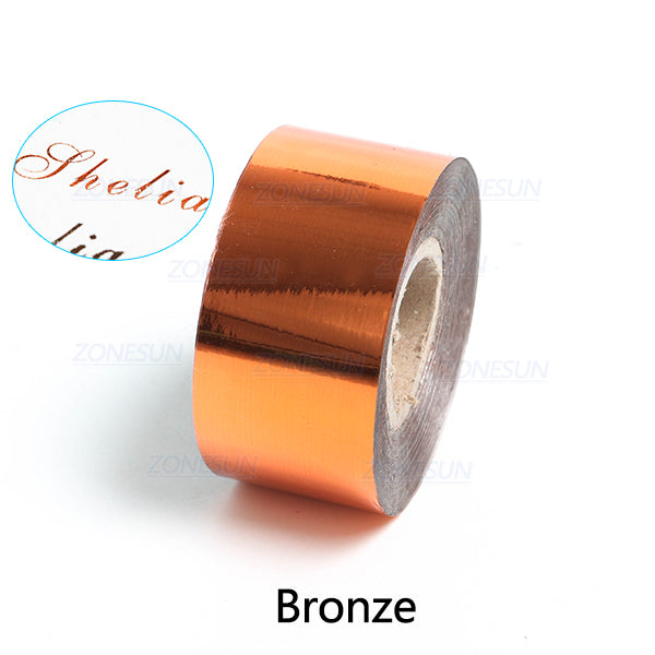 ZONESUN 3/4/5cm Hot Stamping Foil Paper