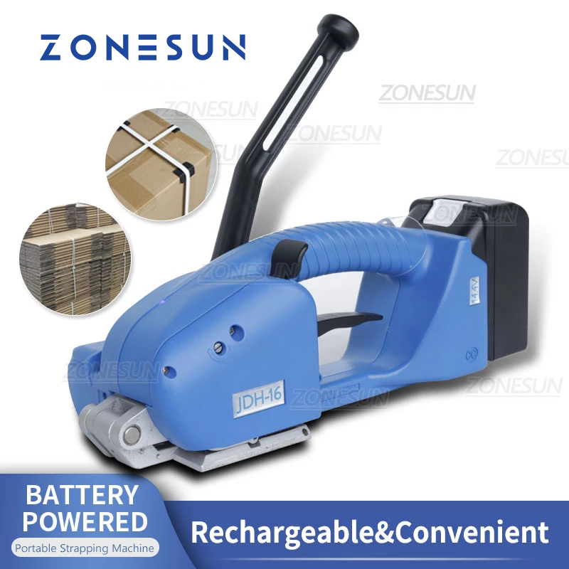 ZONESUN ZS-PSJDH16 Máquina flejadora eléctrica portátil PET PP 