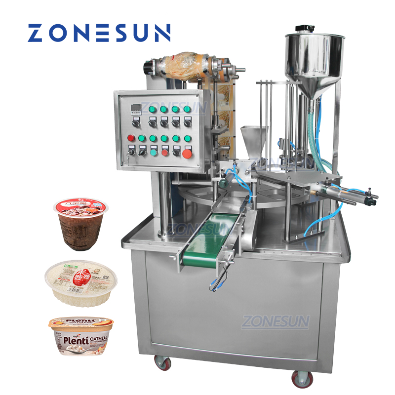 ZONESUN ZS-GF900I Máquina automática de llenado de vasos y sellado de líquidos