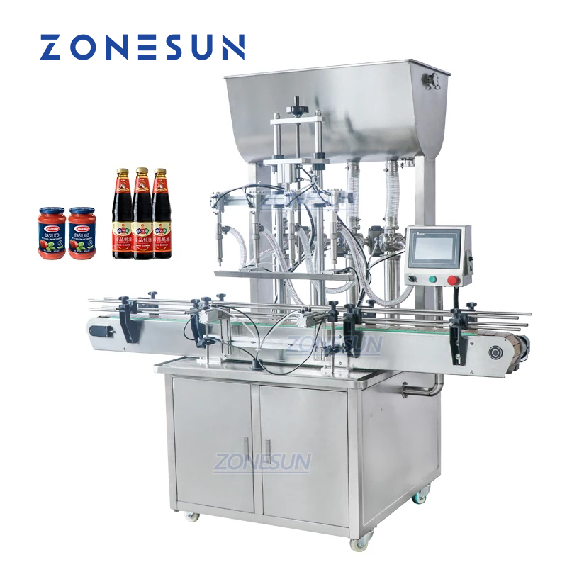 ZONESUN Máquina de embalagem automática para enchimento de pasta