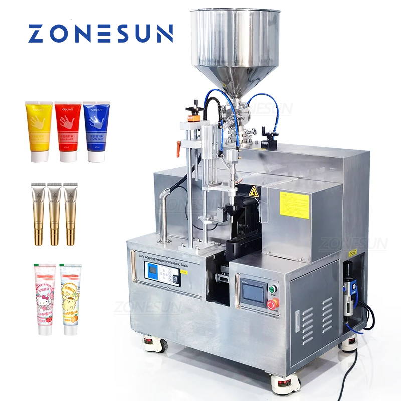 ZONESUN ZS-FS002U Automatic Soft Tube Filling And Ultrasonic Sealing Machine