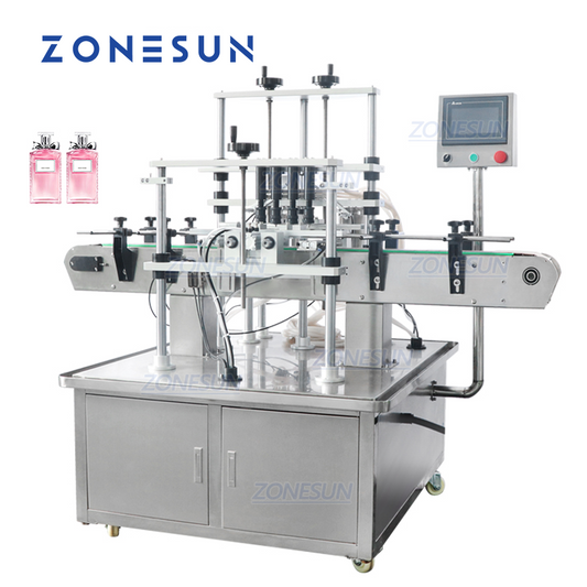 ZONESUN ZS-YTZL4A 4 Heads Vacuum Liquid Filling Machine
