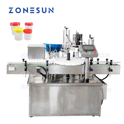 ZONESUN 25-50mm Automatic Rotary Liquid Filling Capping Machine