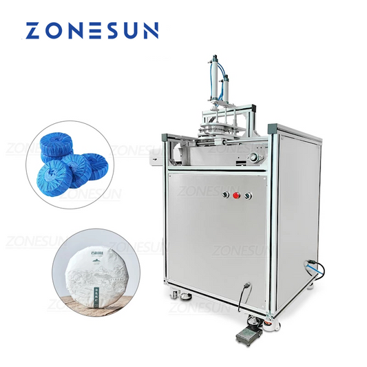 ZONESUN ZS-PK950 Envolvedora semiautomática plissada com esteira