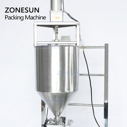 ZONESUN ZS-GFGT50 3-50ml Máquina automática de enchimento e selagem de pasta 