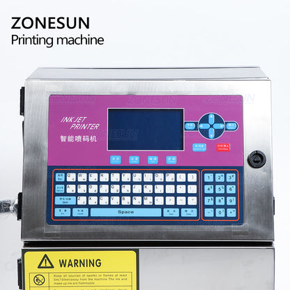 ZONESUN Inkjet Printing Machine With Bracket For Production Line