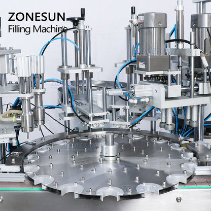 ZONESUN ZS-AFC4 Máquina de llenado y tapado de pasta totalmente automática personalizada