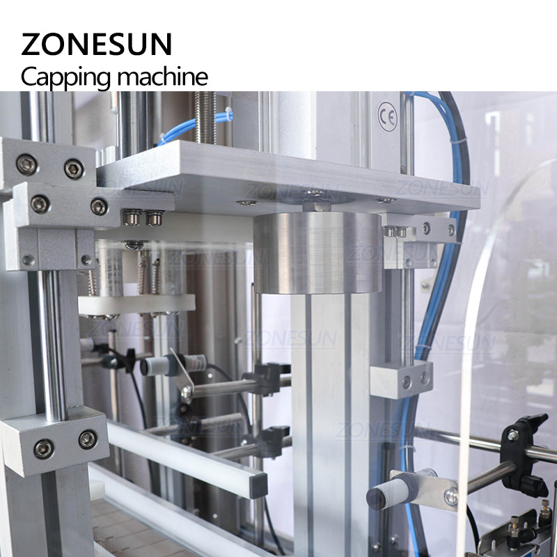 ZONESUN Custom Full Automatic Capping Machine With Dust Cover