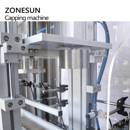 ZONESUN Custom Full Automatic Capping Machine With Dust Cover