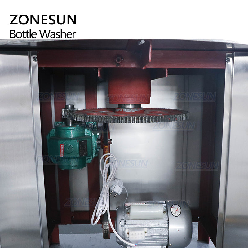 ZONESUN ZS-WB32 Máquina de lavar garrafa semiautomática pequena giratória