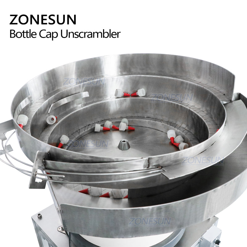 Descodificador automático de tapas vibratorias ZONESUN para línea de producción