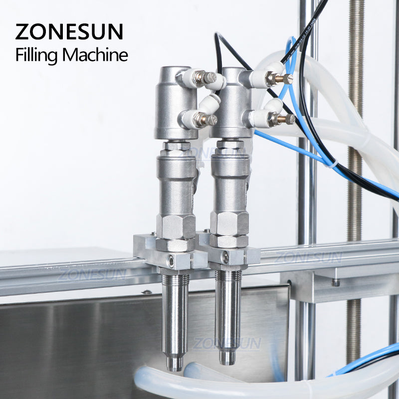 ZONESUN ZS-DTDP20-2 Desktop 2 Heads Bomba de diafragma Máquina de llenado de líquidos 