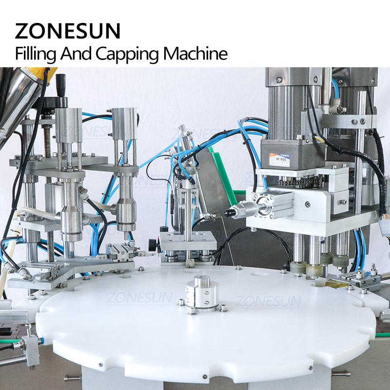 ZONESUN ZS-AFC3 Máquina de enchimento e fechamento de frascos pequenos totalmente automática personalizada