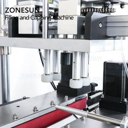 ZONESUN Fully Automatic 4 Nozzles Paste Filling Machine And Capping Machine