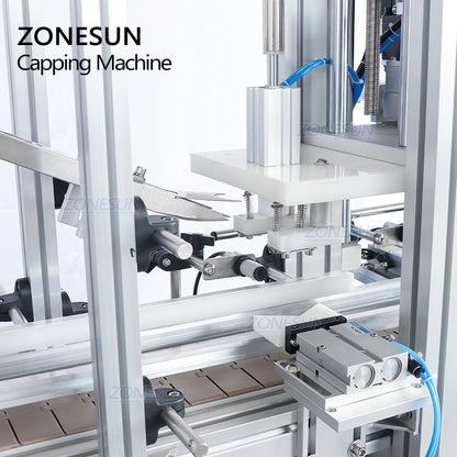 ZONESUN ZS-XG1870V Máquina Tapadora de Botellas de Sobremesa con Tazón Vibratorio